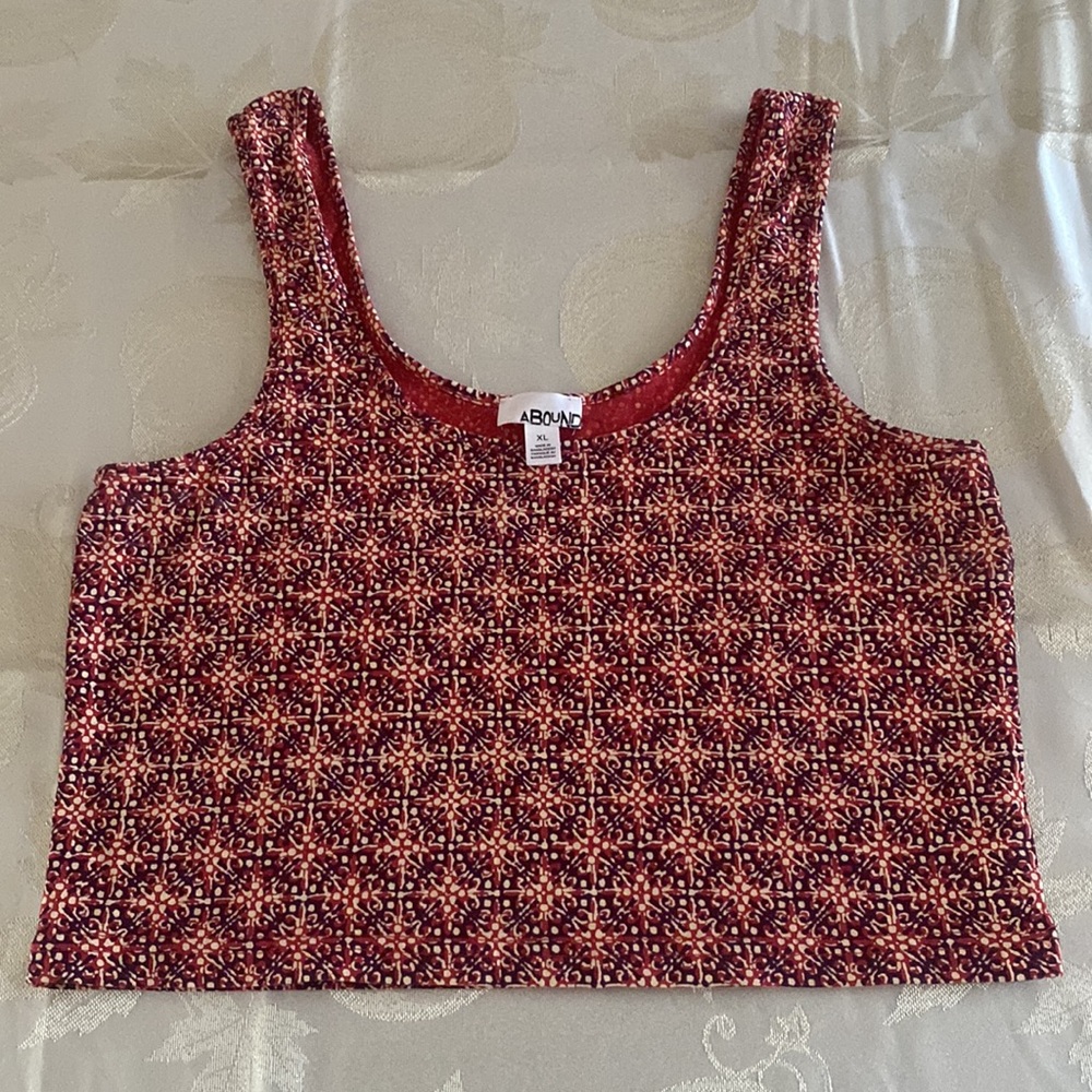 Abound Purple and Pink Crop Top